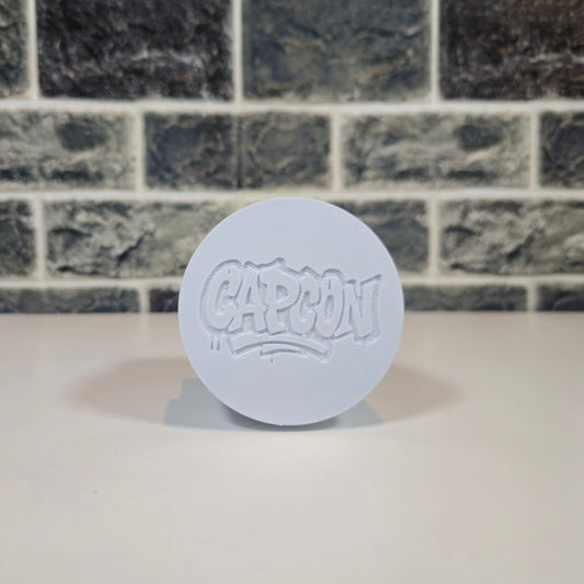 Capcon - Outline WPD - White, Pink Dot