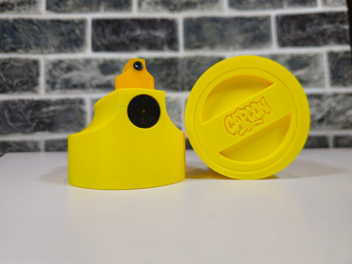 Capcon - Curve YBD - Yellow, Black Dot